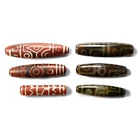 Tibetan Style Glass Eye Bead Group