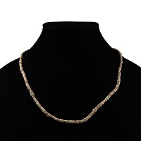 Western Asiatic White Stone Bead Necklace