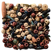 Western Asiatic Stone and Glass Necklace Bead Collection