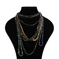 Multi-Coloured Glass Bead Necklace Collection