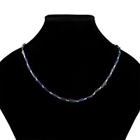 Blue Glass Bead Necklace String