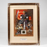 Roman Coin and Limited Edition Framed Print