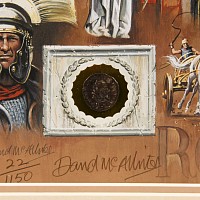 Roman Coin and Limited Edition Framed Print