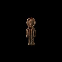 Egyptian Brown Faience Tyet Amulet