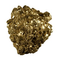 Natural History - Massive Pyrites Crystal Mineral Display