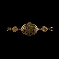 Bronze Openwork Calligraphic Armband