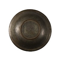 Heavy Roman Silvered Bronze Bowl