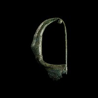 Greek Bronze Bow Fibula