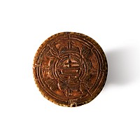 Chinese Columnar Stone Seal with Beast