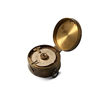 Maritime Brass Locking Night Watchman Timepiece