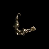 Assyrian Bronze Arm and Hand Type Brooch
