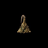 Medieval Silver-Gilt Dress Hook