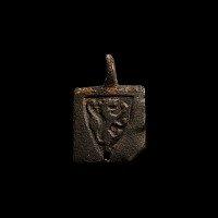 Medieval Knight's Bronze Heraldic Horse Harness Pendant