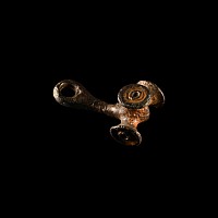 Iron Age Celtic Bronze Triple Toggle Fastener