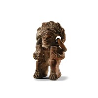 Pre-Columbian Jama Coaque Ceramic Shaman Figure