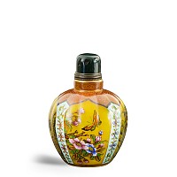 Chinese Glass Enamelled Four Scene Snuff Bottle