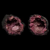 Natural History - Purple Coloured Crystal Nodule