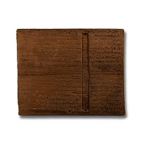 Roman Reused Inked Wooden Wax Tablet Relating to Sheep and Clothing