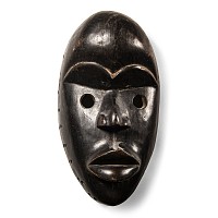 West African Carved Dan Tribal Mask