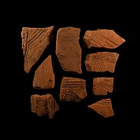 Roman Roof Tile Fragment Group