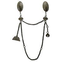 Viking Bronze Tortoise Brooch Set