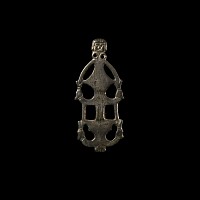 Migration Period Tinned Bronze Openwork Brooch