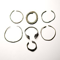 Viking Age Bronze Bracelet Group