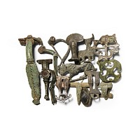 Roman Bronze and Silver Brooch Collection