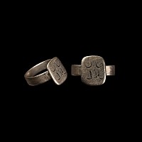 Medieval Silver Seljuk Style Ring