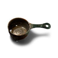 Large Roman Tinned Bronze Patera