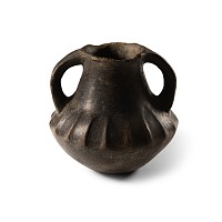 Etruscan Blackware Impasto Vase