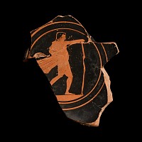 Attic Red-Figure Fragment Attributed to the Thaliarchos Painter