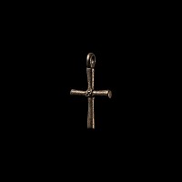 Byzantine Silver Cross Pendant