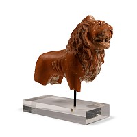 Roman Terracotta Lion Rhyton