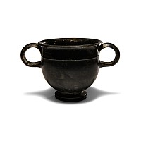 Greek High-Glazed Cup with Handles