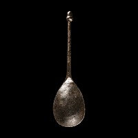 Tudor 'Thames' Pewter Acorn-Topped Spoon