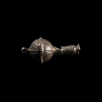 Stuart Period 'Thames' Pewter Decorated Whistle