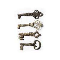 Medieval and Later 'Essex' Bronze Casket Key Collection