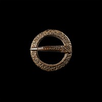 Medieval 'Thames' Bronze Ring Brooch