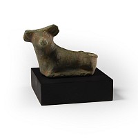Celtic Bronze Recumbent Bull