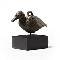 Roman Bronze Tintinnabulum Duck Pendant