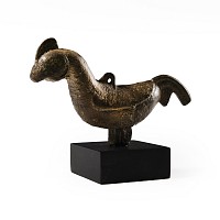 Roman Bronze Cockerel Tintinnabulum Pendant