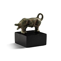 Celtic Bronze Wild Boar Double Clothing Toggle