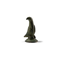 Roman Bronze Eagle on Decorated Base