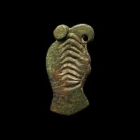 Merovingian Bronze Eagle Brooch