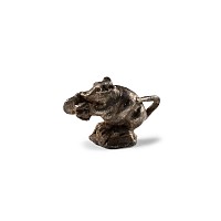 Roman Silver Sitting Mouse Statuette