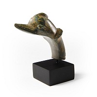 Roman Bronze Head of a Dolphin