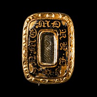 Georgian Gold Memento Mori Brooch