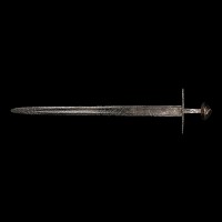 Medieval Single-Handed Long Sword with Crosses
