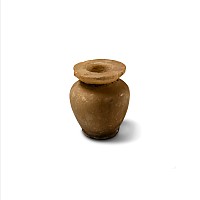 Egyptian Alabaster Kohl Pot